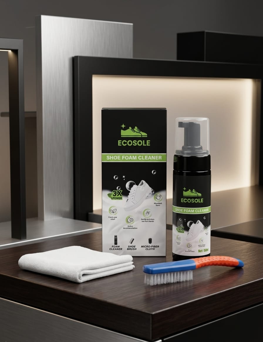 ECOSOLE shoe foam cleaner product